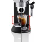Delonghi EC685.BK Dedica Manual Espresso Coffee Machine Black