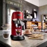 Delonghi EC685.R Dedica Manual Espresso Coffee Machine Red