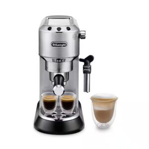 Delonghi EC685.M Dedica Manual Espresso Coffee Machine Silver