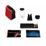 Delonghi EN85.RAE Nespresso Essenza Mini with Aeroccino Coffee Machine Red