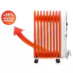 Delonghi TRRS0920 Radia S Oil Filled Radiator 9 Fins 2000W White