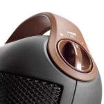 Delonghi HFX30C18.AG Capsule Fan Heater 1800W Asphalt Grey