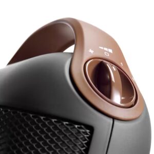 Delonghi HFX30C18.AG Capsule Fan Heater 1800W Asphalt Grey