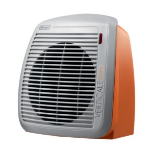 Delonghi HVY1020.GYOR Verticale Young Fan Heater 2000W Grey/Orange
