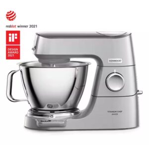 Kenwood KVC85.124SI Titanium Chef Baker Stand Mixer 7L 1200W Silver