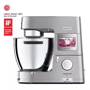 Kenwood KCL95.424SI Cooking Chef XL Stand Mixer with 4 attachments 6.7L 1500W Silver