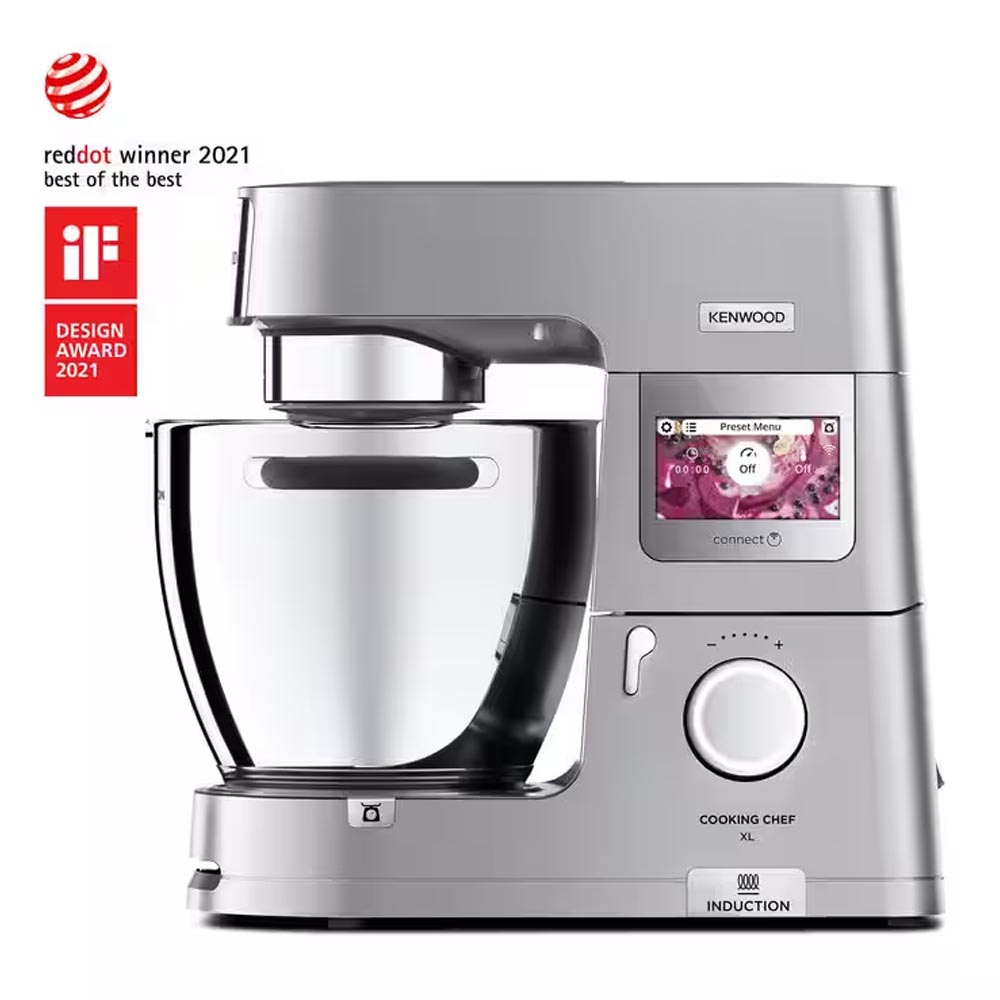 SKU1000150 Kenwood KCL95.424SI Cooking Chef XL Stand Mixer with 4 attachments 6.7L 1500W Silver