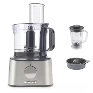 Kenwood FDP301SS MultiPro Compact 3 in 1 Food Processor 800W Silver