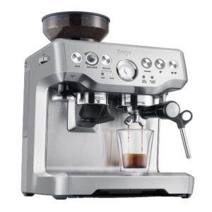 Sage BES875UK the Barista Express™ Been to Cup Espresso Coffee Machine Brushed Stainless Steel