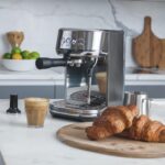 Sage SES500BSS the Bambino™ Plus  Manual Espresso Coffee Machine Brushed Stainless Steel
