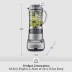 Sage SBL620SIL4GUK1 the Fresh & Furious® Jug Blender 1.5L 1300W Silver