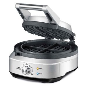 Sage BWM520BSSUK the No-Mess Waffle™ Waffle Maker 900W Brushed Stainless Steel