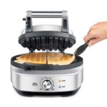 Sage BWM520BSSUK the No-Mess Waffle™ Waffle Maker 900W Brushed Stainless Steel