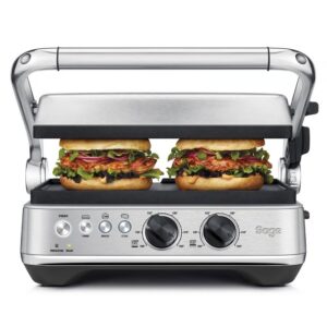 Sage SGR700BSS the BBQ & Press™ Grill 1800W Brushed Stainless Steel