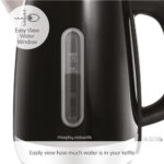 Morphy Richards 102783 Equip Jug Kettle 1.7L 3000W Black