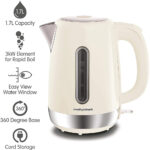 Morphy Richards 102784 Equip Jug Kettle 1.7L 3000W Cream