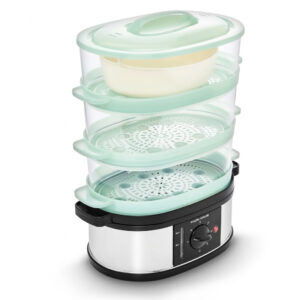 Morphy Richards 48755 Food Steamer 3 Tier Stainless Steel