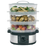 Morphy Richards 48755 Food Steamer 3 Tier Stainless Steel