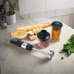 Morphy Richards 402061 Total Control Grey Hand Blender Set 600W Navy & Stainless Steel