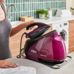 Morphy Richards 332102 Speed SteamPro 1.6L Steam Generator Iron 7.0 Bar 3000W Black & Purple