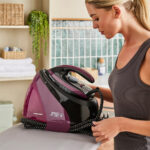 Morphy Richards 332102 Speed SteamPro 1.6L Steam Generator Iron 7.0 Bar 3000W Black & Purple