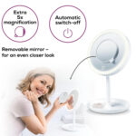 Beurer BS45 Illuminated Cosmetics Mirror 5x Magnification 17.5 cm diameter