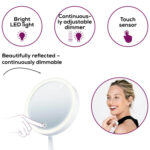 Beurer BS45 Illuminated Cosmetics Mirror 5x Magnification 17.5 cm diameter