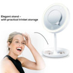 Beurer BS45 Illuminated Cosmetics Mirror 5x Magnification 17.5 cm diameter