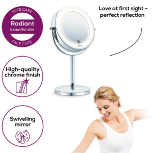 Beurer BS55 Illuminated Cosmetics Mirror 7x Magnification 13.0 cm diameter