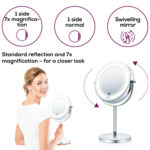 Beurer BS55 Illuminated Cosmetics Mirror 7x Magnification 13.0 cm diameter