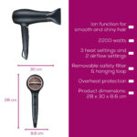 Beurer HC50 Hair Dryer 2200W Black