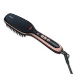 Beurer HS60 Style Pro Hair Straightening Brush with Ceramic Protective Coating Black