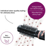 Beurer HT80 Style Pro Rotating Hot Air Hair brush with Ceramic coating 1000W Black