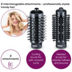 Beurer HT80 Style Pro Rotating Hot Air Hair brush with Ceramic coating 1000W Black