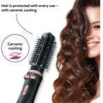 Beurer HT80 Style Pro Rotating Hot Air Hair brush with Ceramic coating 1000W Black