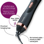 Beurer HT80 Style Pro Rotating Hot Air Hair brush with Ceramic coating 1000W Black