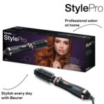 Beurer HT80 Style Pro Rotating Hot Air Hair brush with Ceramic coating 1000W Black
