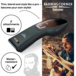 Beurer HR5000 Rechargeable Hair Clipper 3-33mm cutting lengths Black