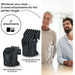Beurer HR5000 Rechargeable Hair Clipper 3-33mm cutting lengths Black