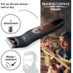 Beurer HR6000 MultiGroomer Face + Body Rechargeable Shaver Black