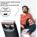 Beurer HR6000 MultiGroomer Face + Body Rechargeable Shaver Black