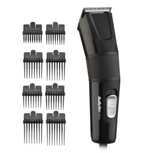 BaByliss E756E Performance Endurance Power Rechargeable Hair Clipper 0.5-25mm cutting lengths Black
