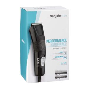BaByliss E756E Performance Endurance Power Rechargeable Hair Clipper 0.5-25mm cutting lengths Black
