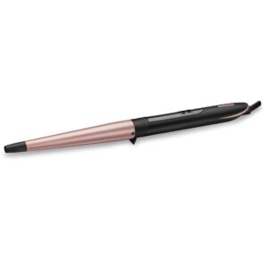 Babyliss C454E Rose Quartz 25-13mm Curling Wand Black