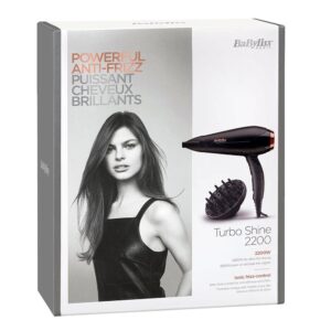 Babyliss D570DE Turbo Shine 2200 Hair Dryer 2200W Black
