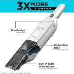 Black & Decker HLVC315B11-QW Slim Rechargeable Handheld vacuum cleaner 12V White