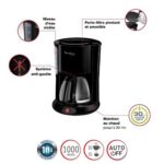 Moulinex FG260811 Principio Filter/Drip Coffee Maker 15cups 1000W Black