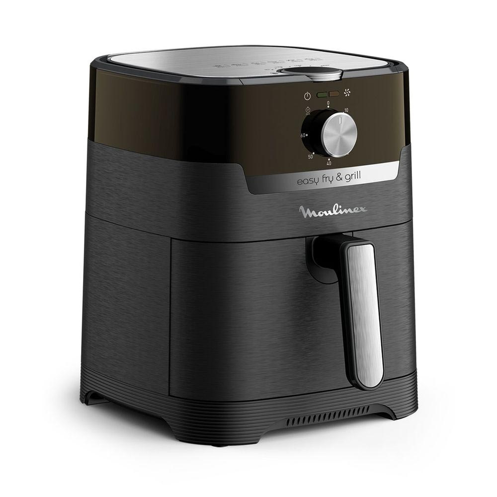 SKU1000813 Moulinex EZ501810 Easy Fry & Grill Air Fryer 4.6L Single Bucket with 8 preset programs 1550W Black