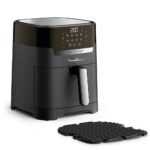 Moulinex EZ501810 Easy Fry & Grill Air Fryer 4.6L Single Bucket with 8 preset programs 1550W Black