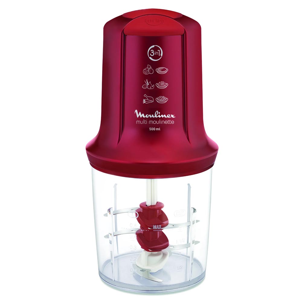 SKU1000836 Moulinex AT714G32 Multi Moulinette Chopper 500W Red